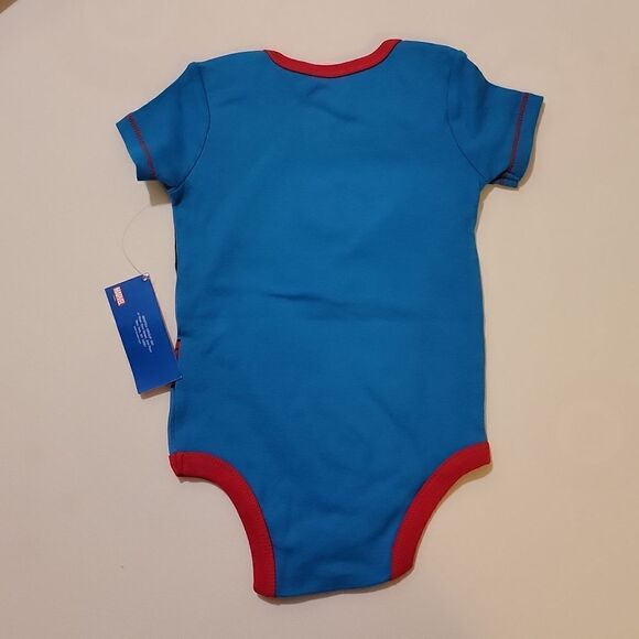 Marvel Disney Infant Onesie Bundle Lot Spiderman Thor Size 12 months - Picture 3 of 8